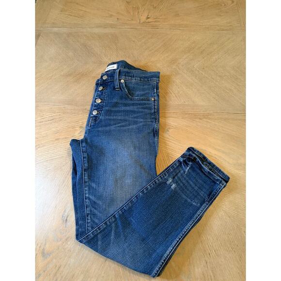 Madewell Tall Slim Straight Jeans: Distressed
Button-Front Edition size 30 - Picture 3 of 12